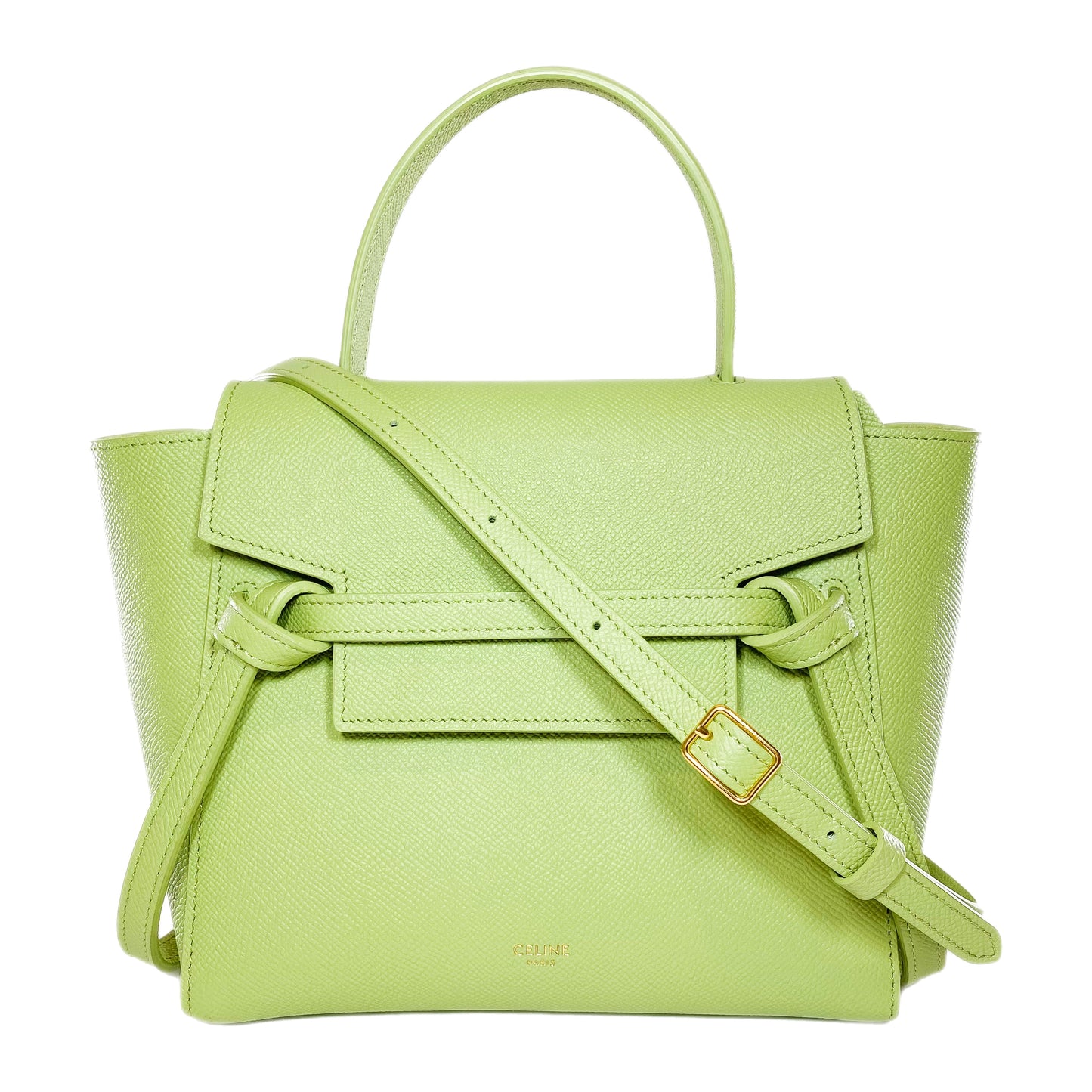 Celine Light Green Nano Belt Bag