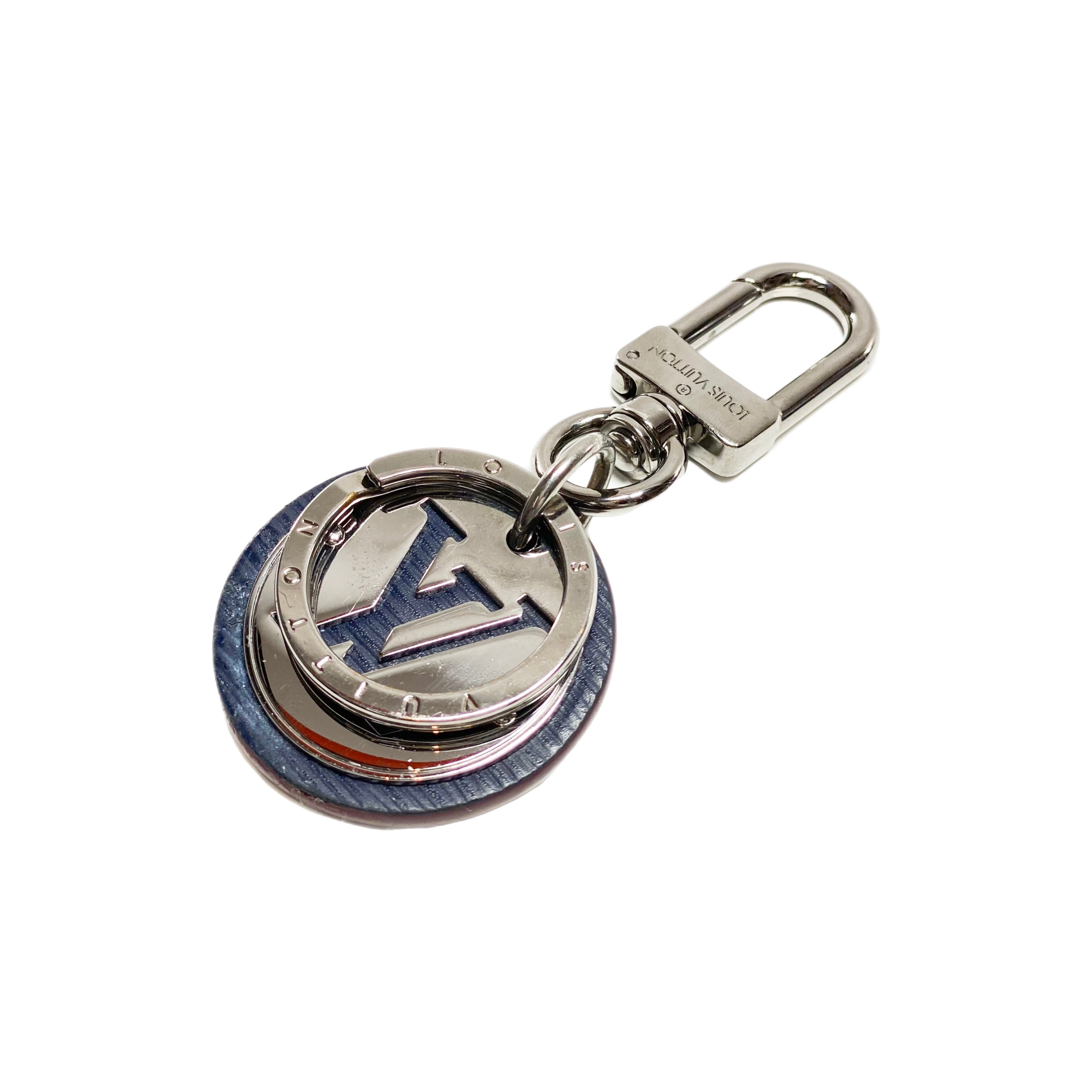 Louis Vuitton Silver Monogram Keychain