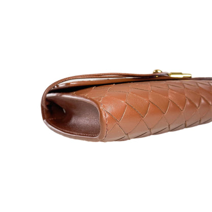 Bottega Veneta Sapele Andiamo Clutch