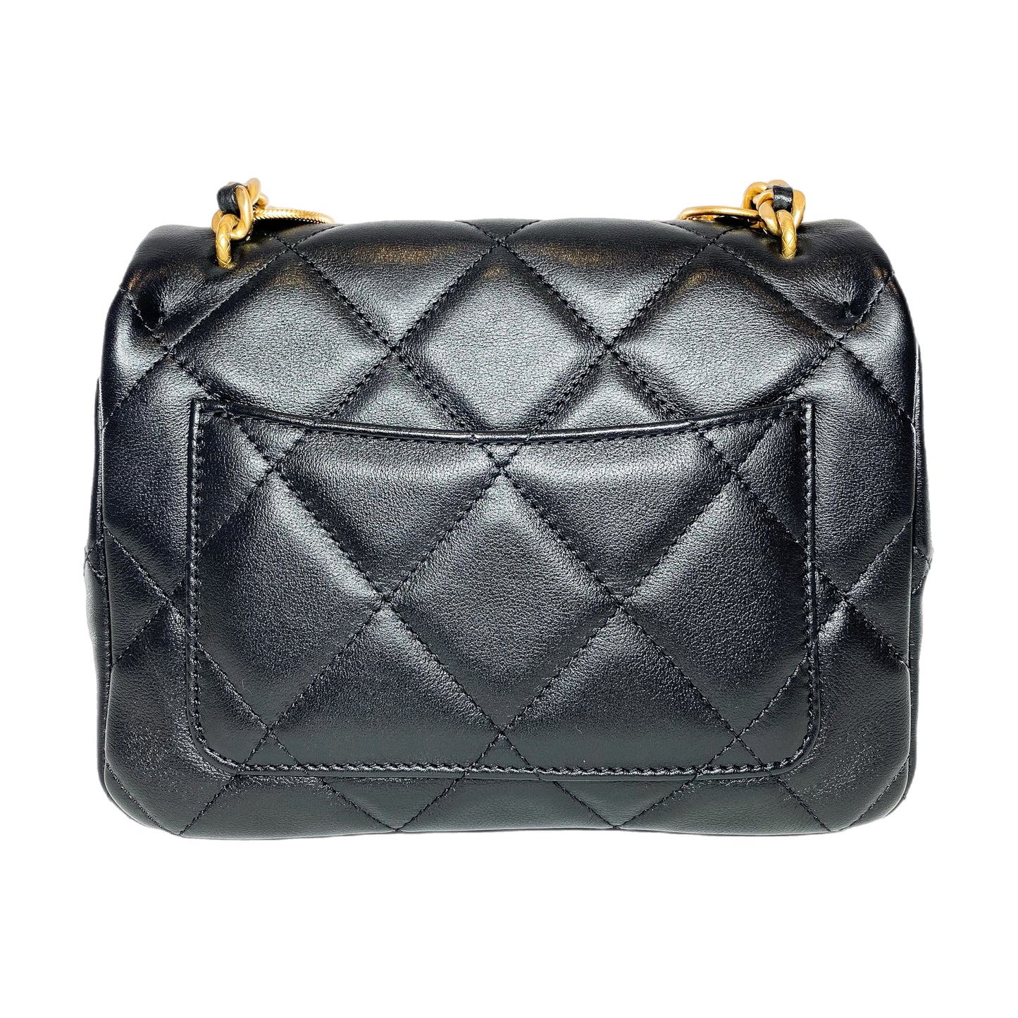Chanel Black Mini Charms Flap Bag