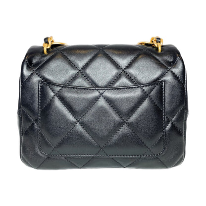 Chanel Black Mini Charms Flap Bag