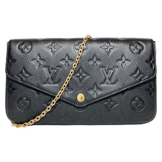 Louis Vuitton Black Empriente Monogram Felicie Pochette