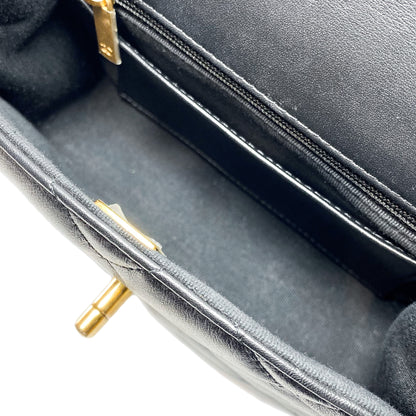 Chanel Black Mini Charms Flap Bag