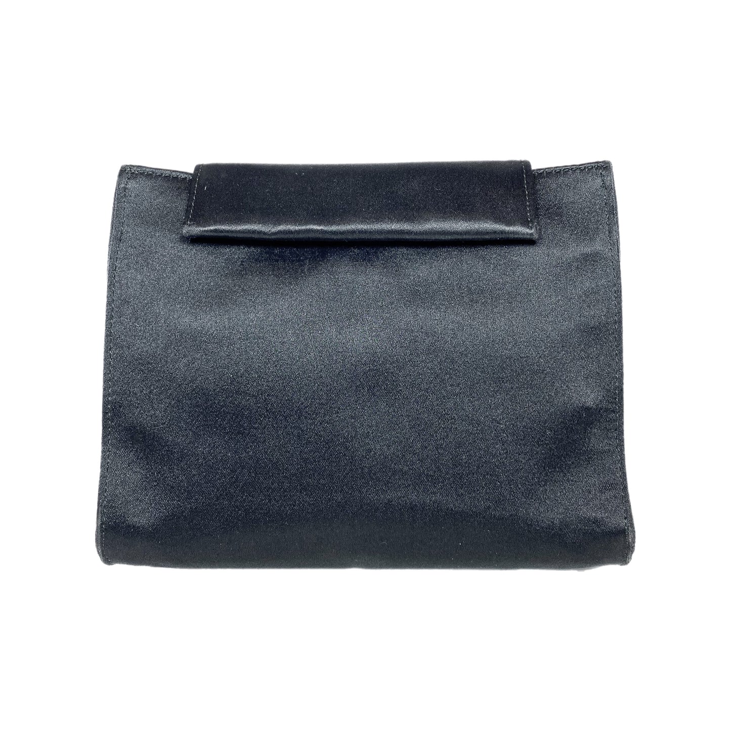 Prada Black Satin Small Clutch