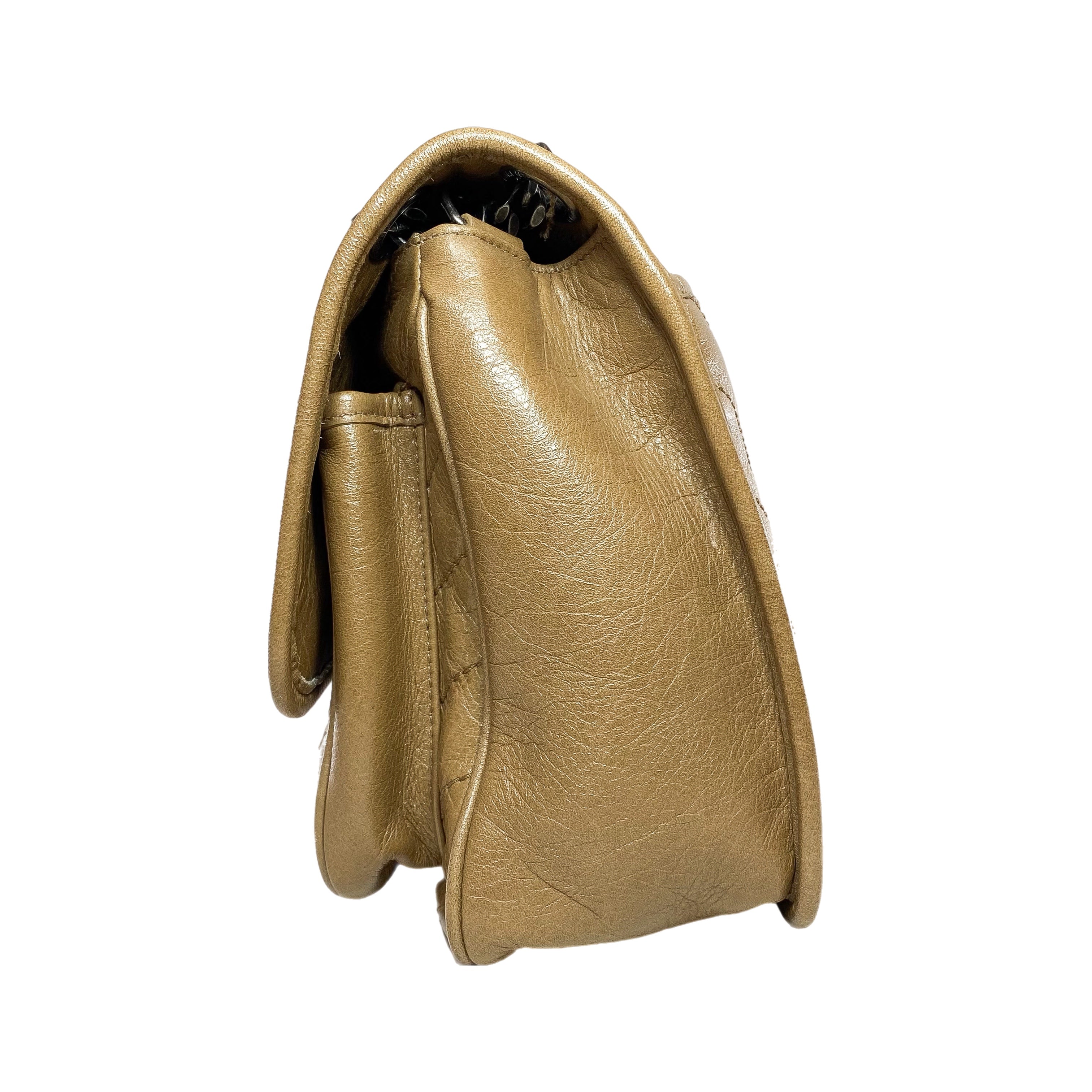 YSL Camel Nikki Medium Shoulder Bag