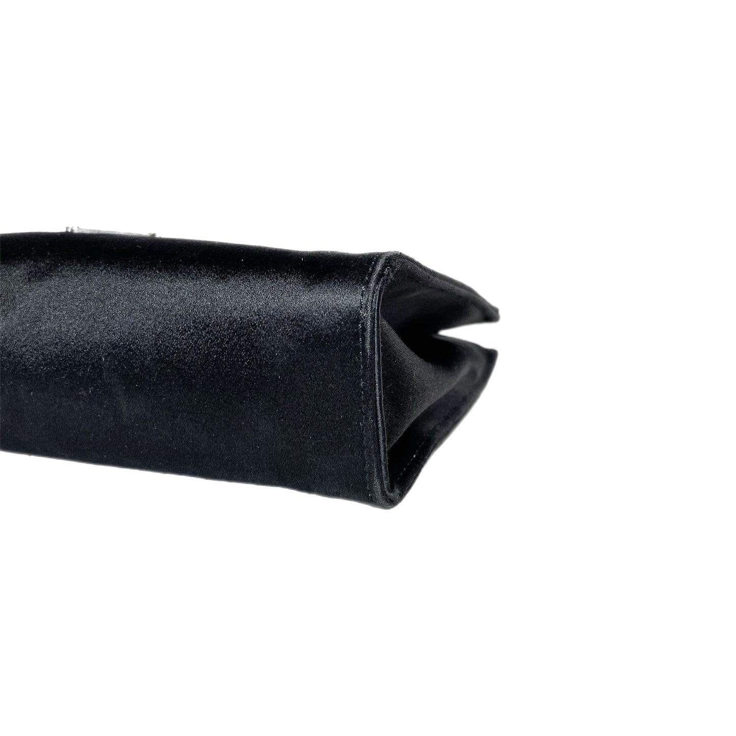 Prada Black Satin Small Clutch