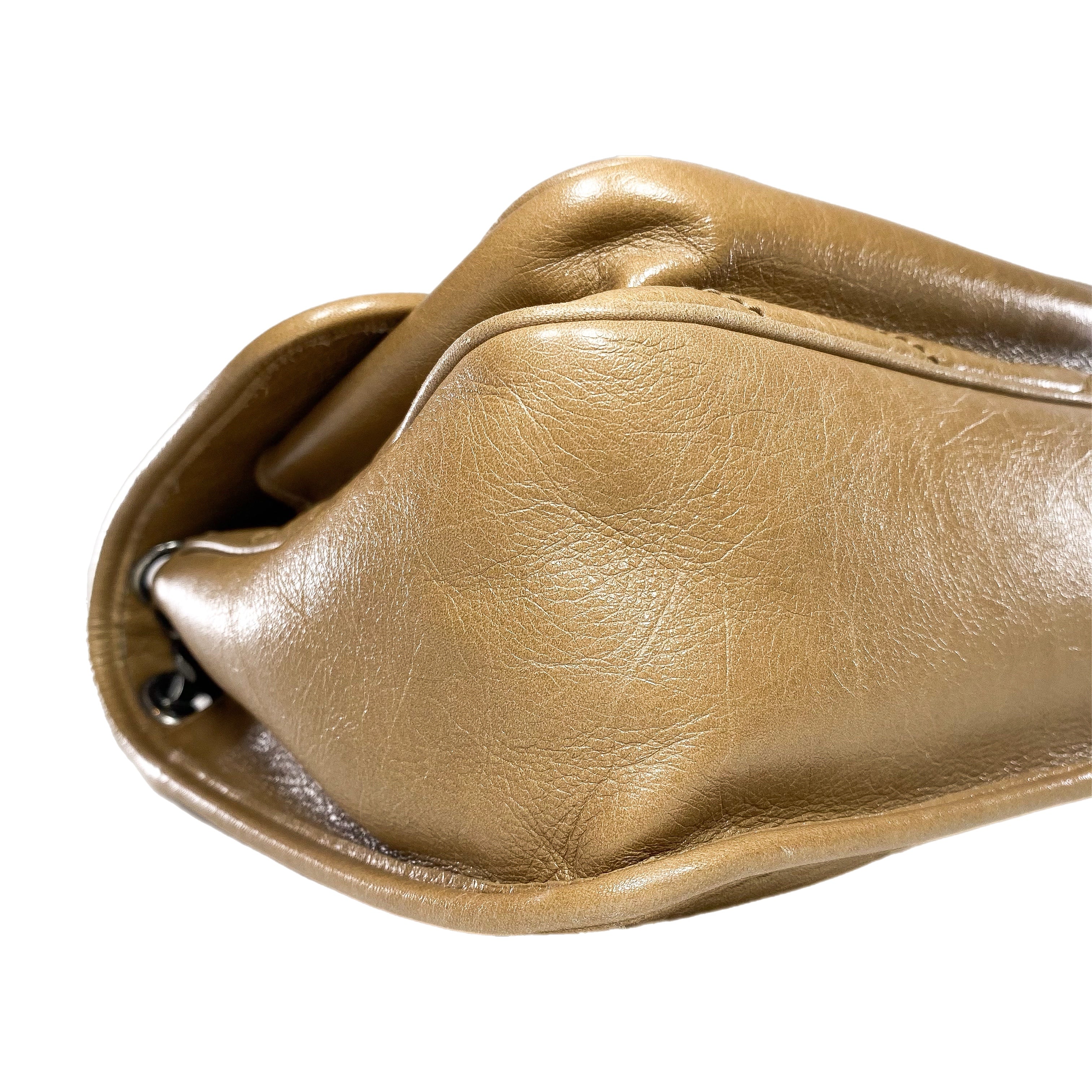 YSL Camel Nikki Medium Shoulder Bag