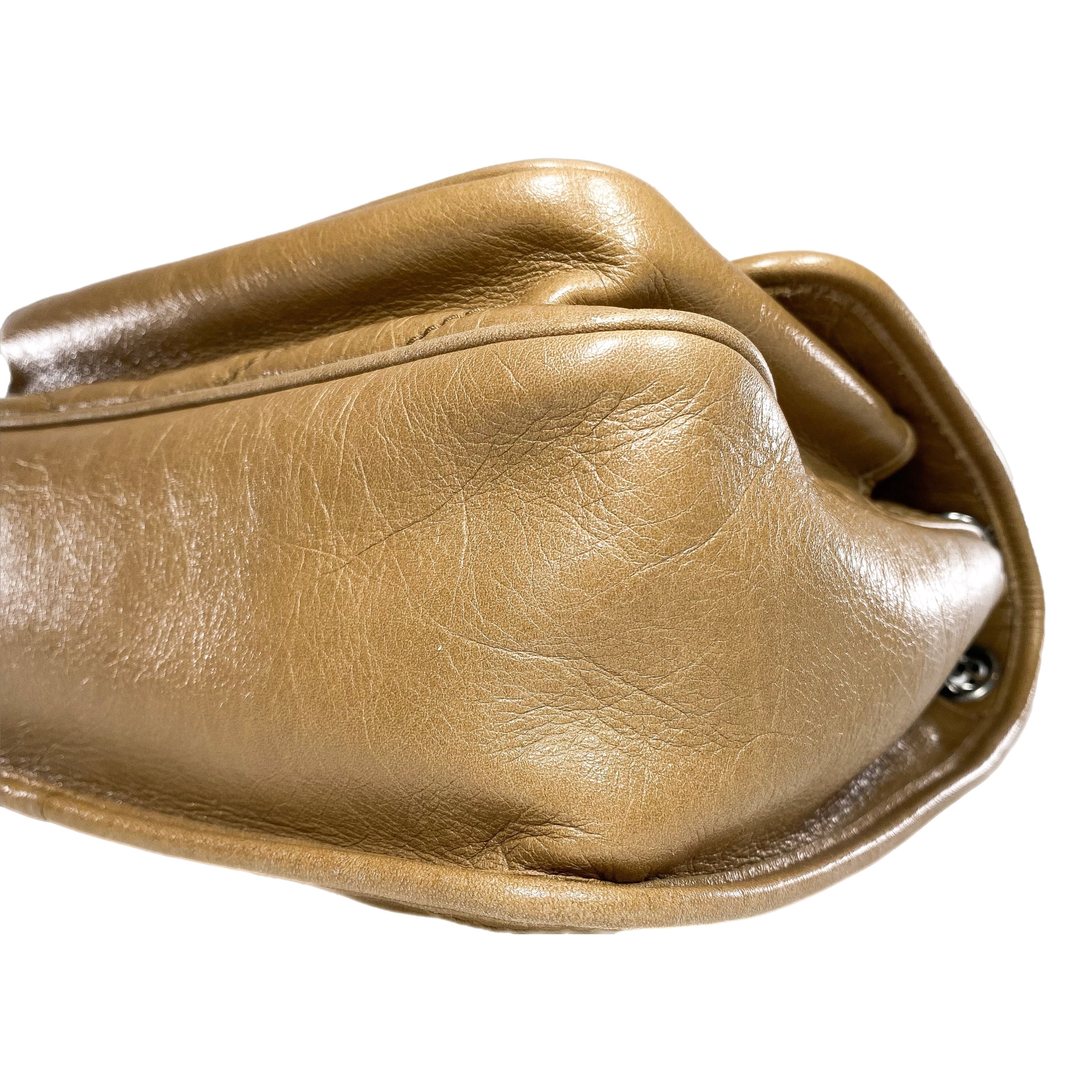 YSL Camel Nikki Medium Shoulder Bag