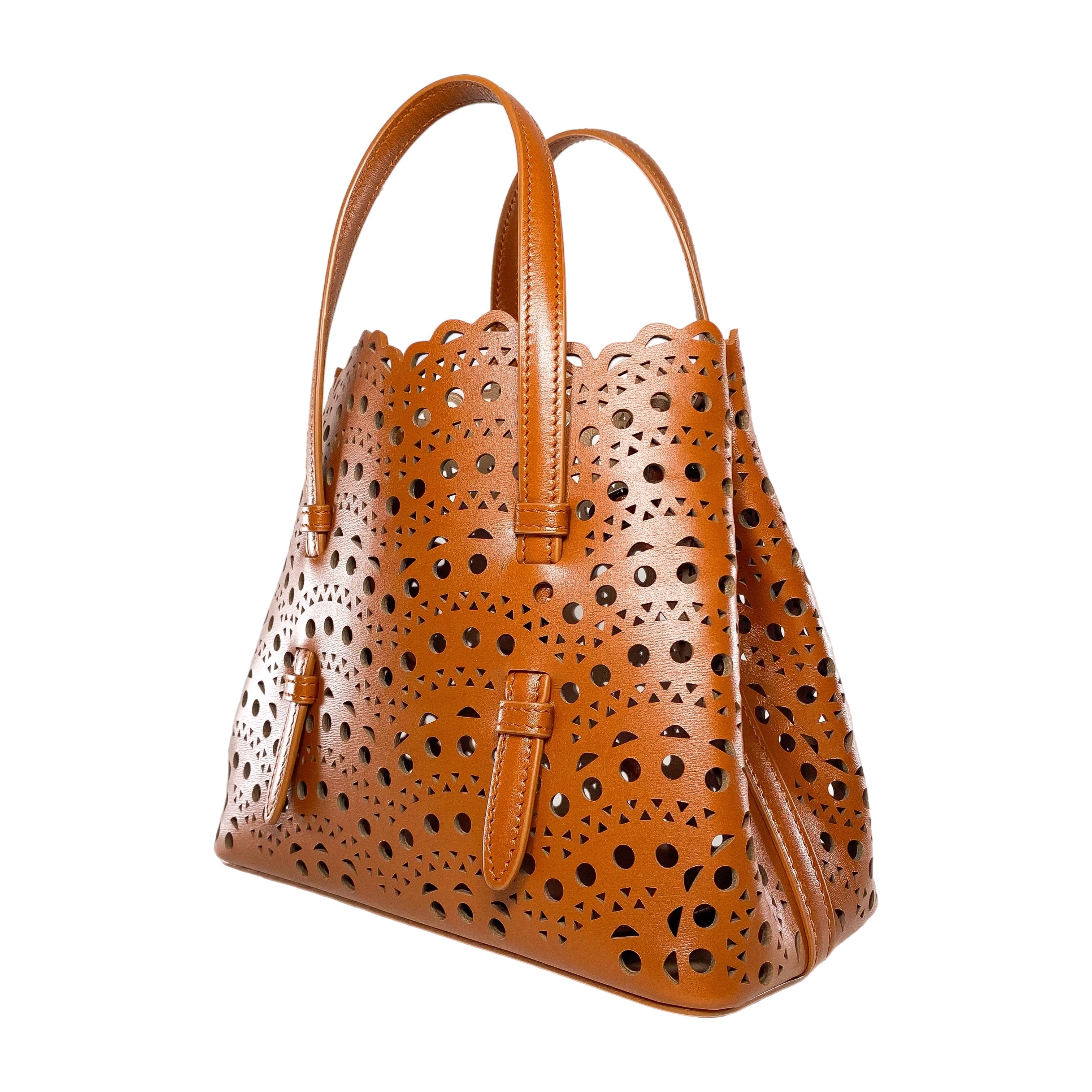 Alaia Cognac Mina Mini 20