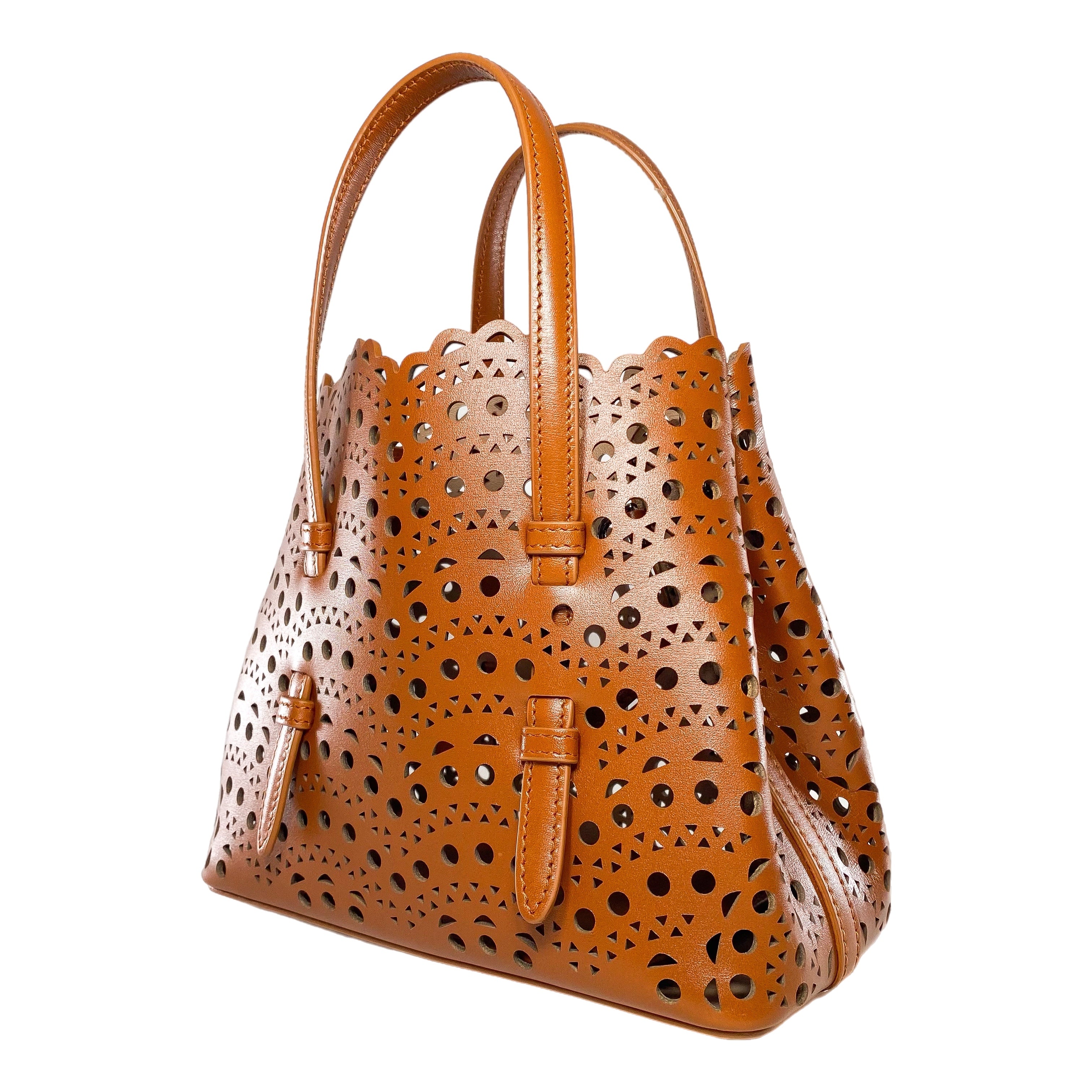 Alaia Cognac Mina Mini 20