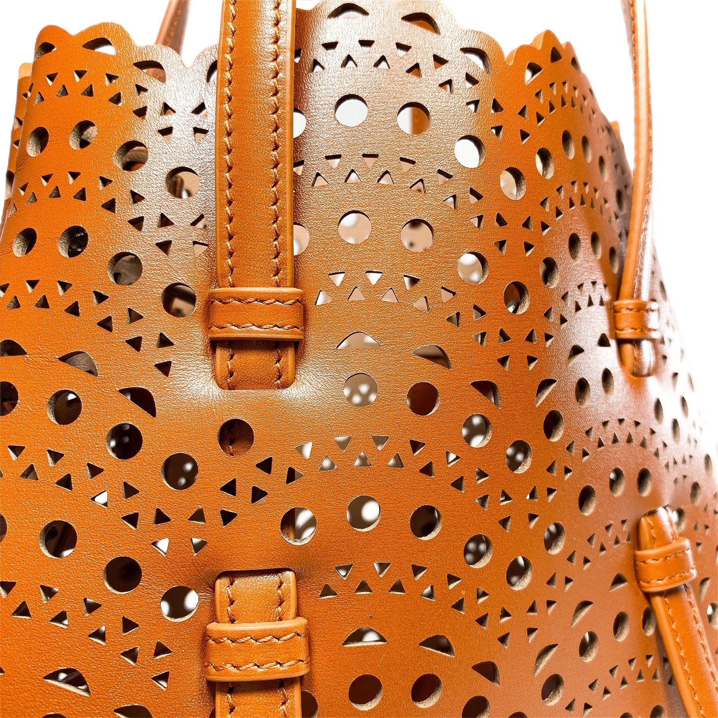 Alaia Cognac Mina Mini 20