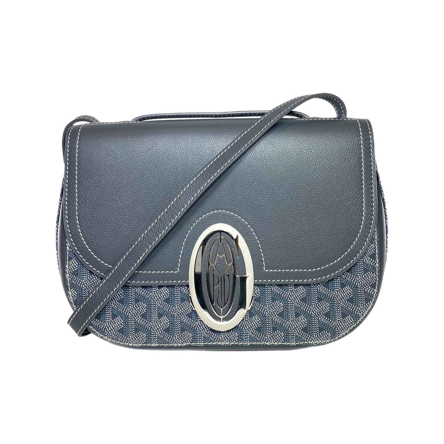 Goyard Grey 233 PM Shoulder Bag