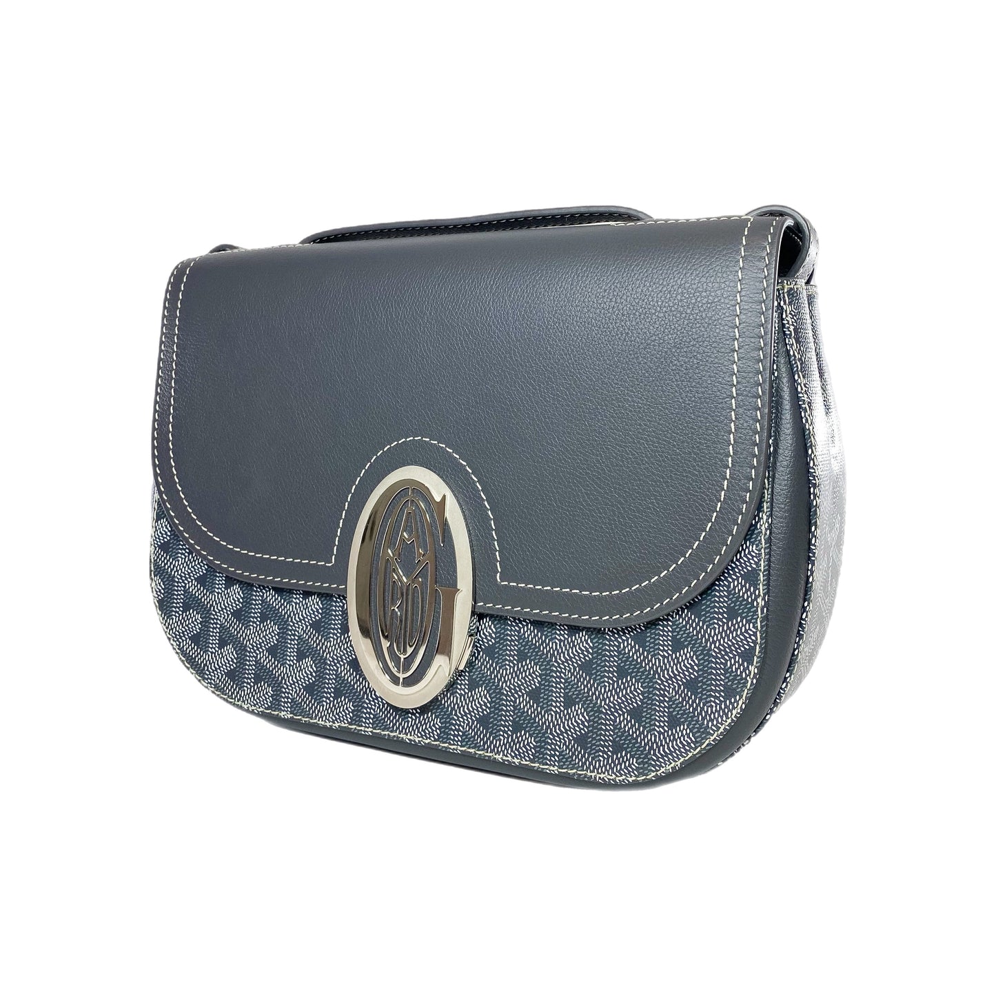 Goyard Grey 233 PM Shoulder Bag