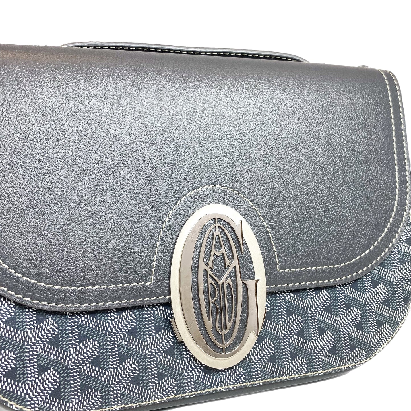 Goyard Grey 233 PM Shoulder Bag