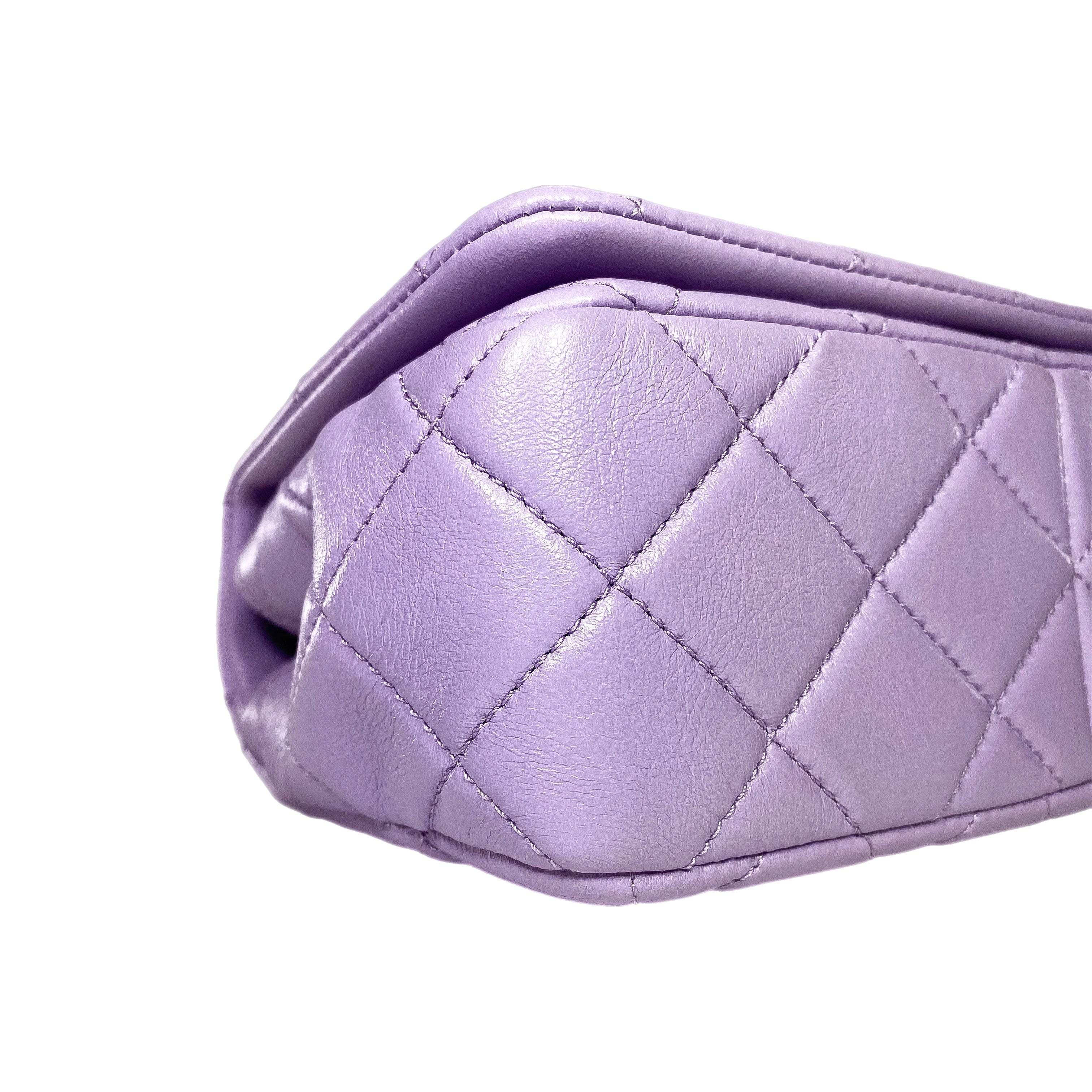 Chanel Lilac Quilted Small Flap Bag