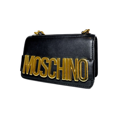 Moschino Black Make Your Mark Shoulder Bag