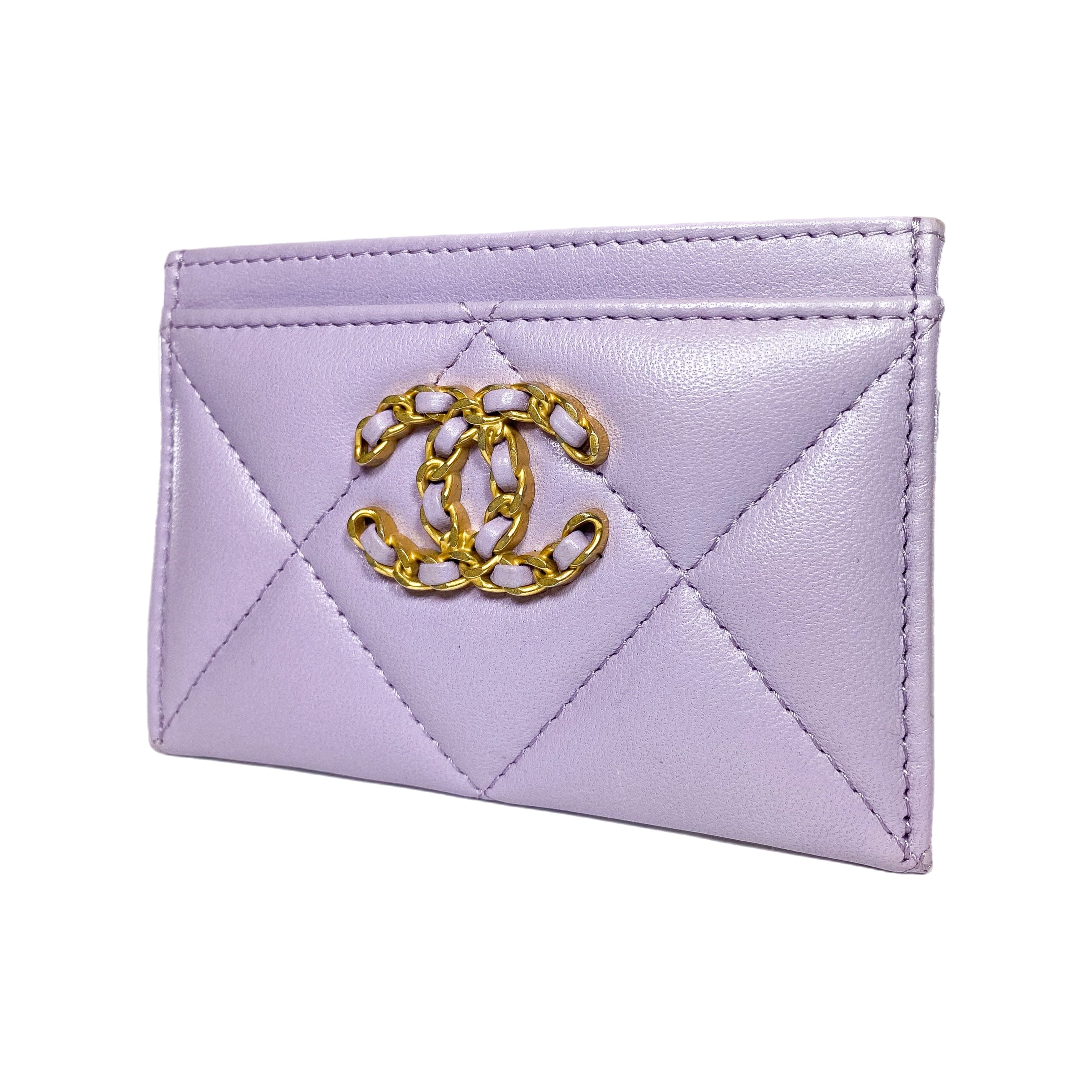 【CHANEL シャネル】ホルダー Chanel 19 Lilac Card Holder | Consign of the Times ™