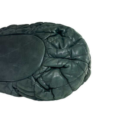 Chanel In The Mix Black Green Iridescent Large Tote