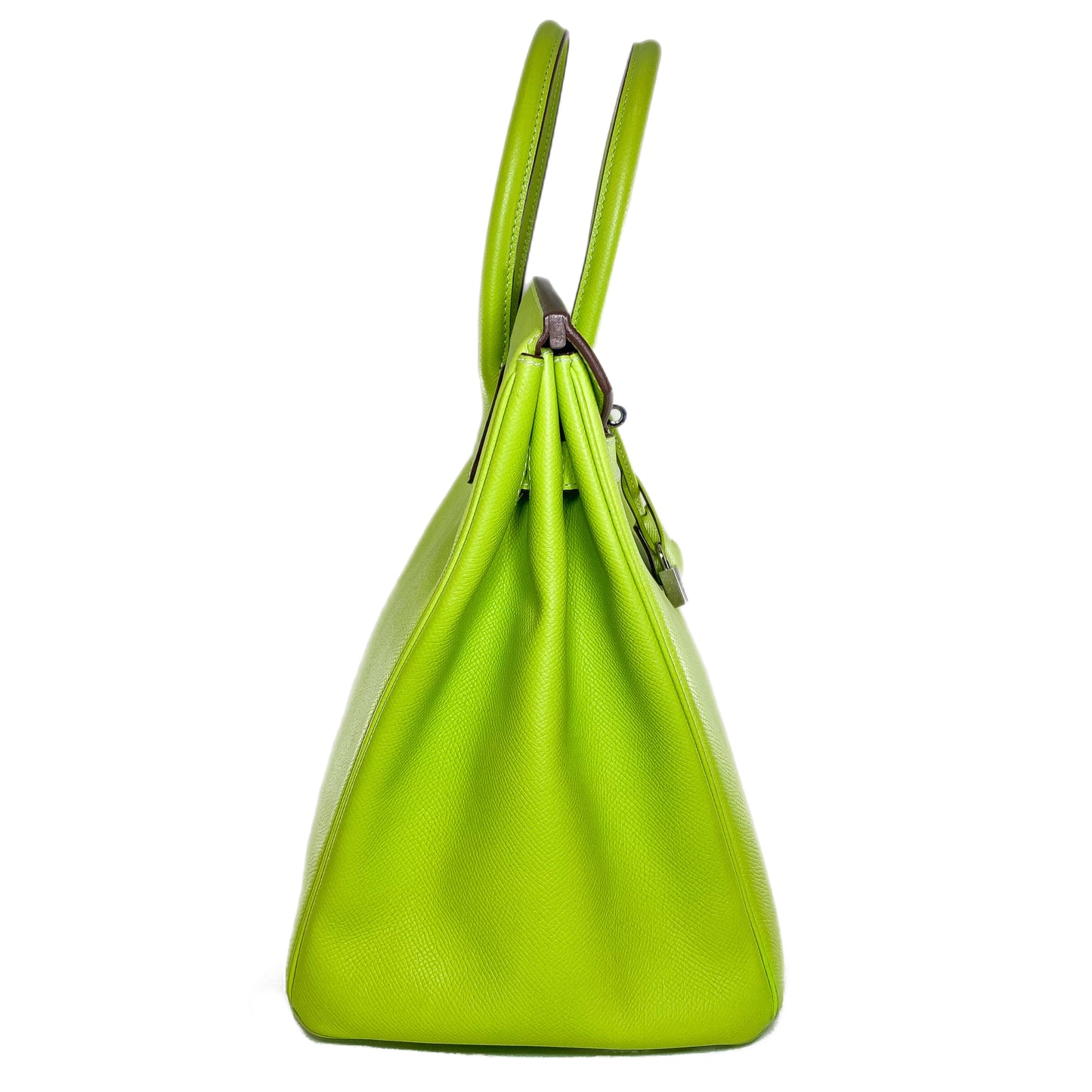 Hermes Birkin 35 Kiwi Lichen Epsom Palladium Hardware