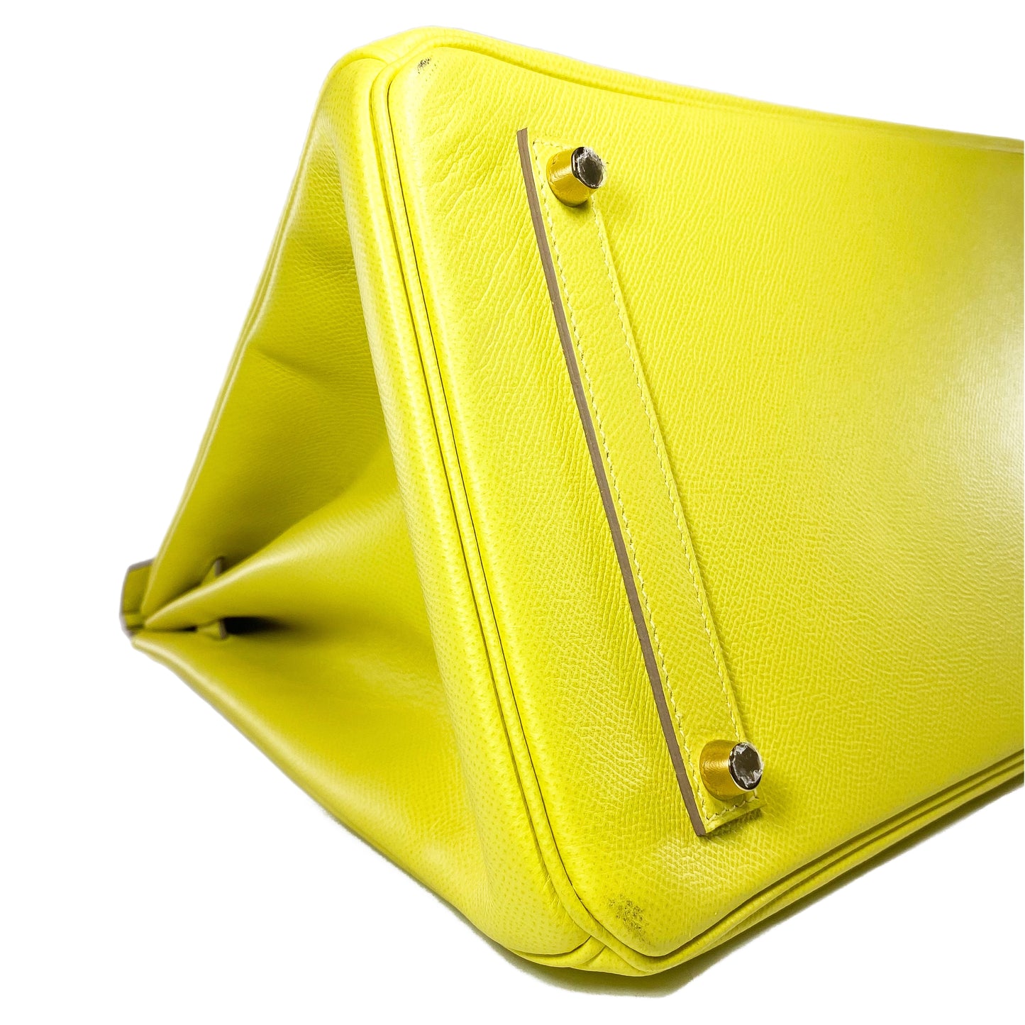 Hermes Birkin 35 Lime Epsom Gold Hardware