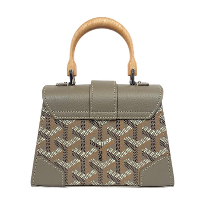 Goyard Gray Nano Saigon Structure Bag