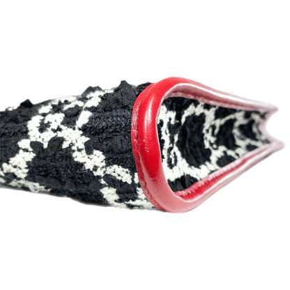 Gucci Black Romantic Cherry GG Monogram Rajah Chain Tote