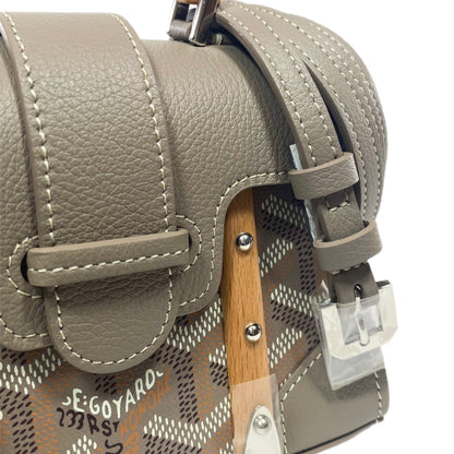 Goyard Gray Nano Saigon Structure Bag