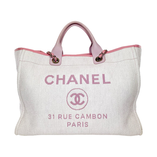 Chanel Light Pink Medium Deauville