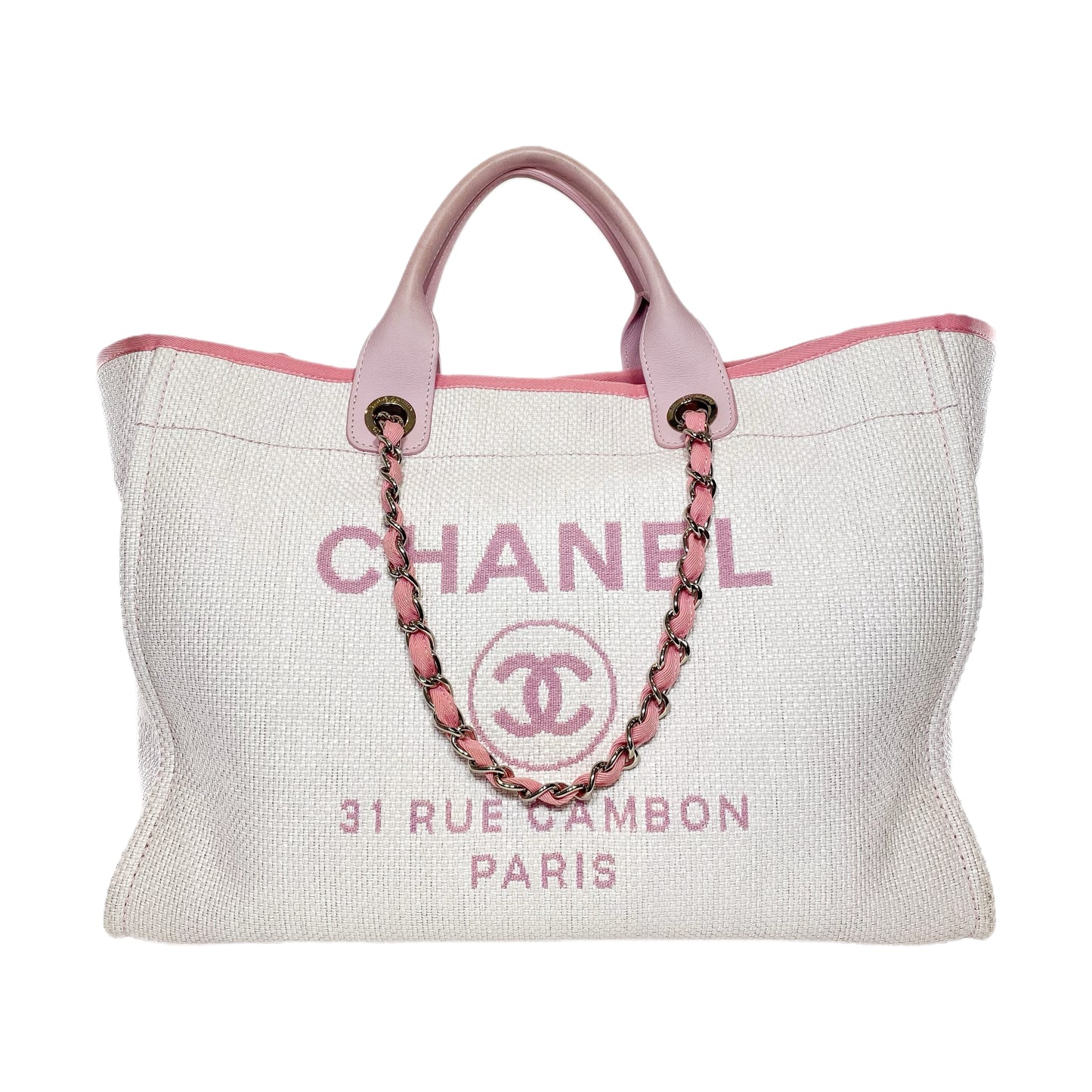 Chanel Light Pink Medium Deauville