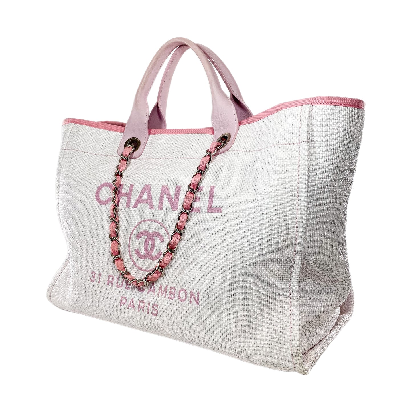 Chanel Light Pink Medium Deauville