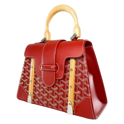 Goyard Red Saigon Top Handle PM