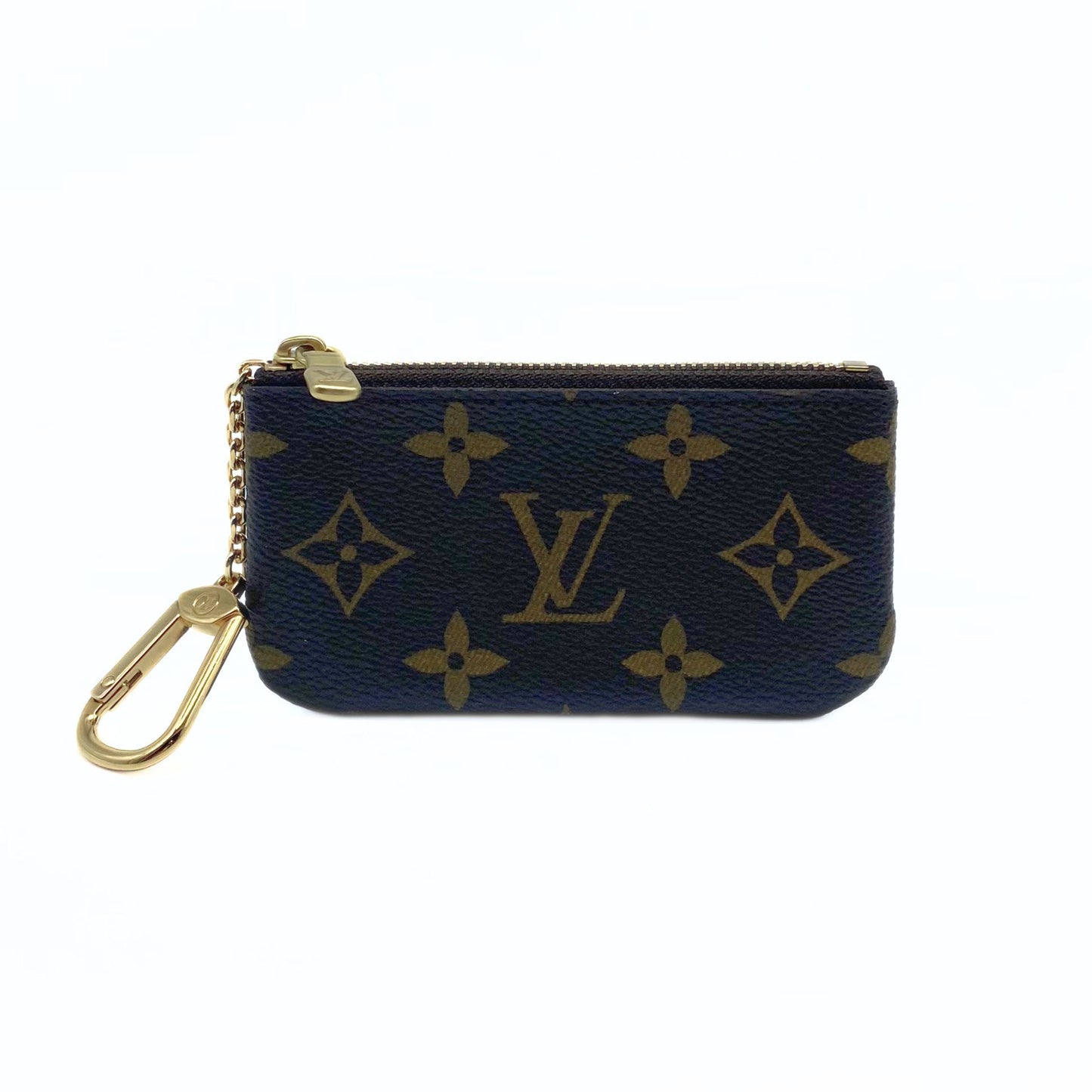 Louis Vuitton Monogram Pochette Clés Gold Hardware