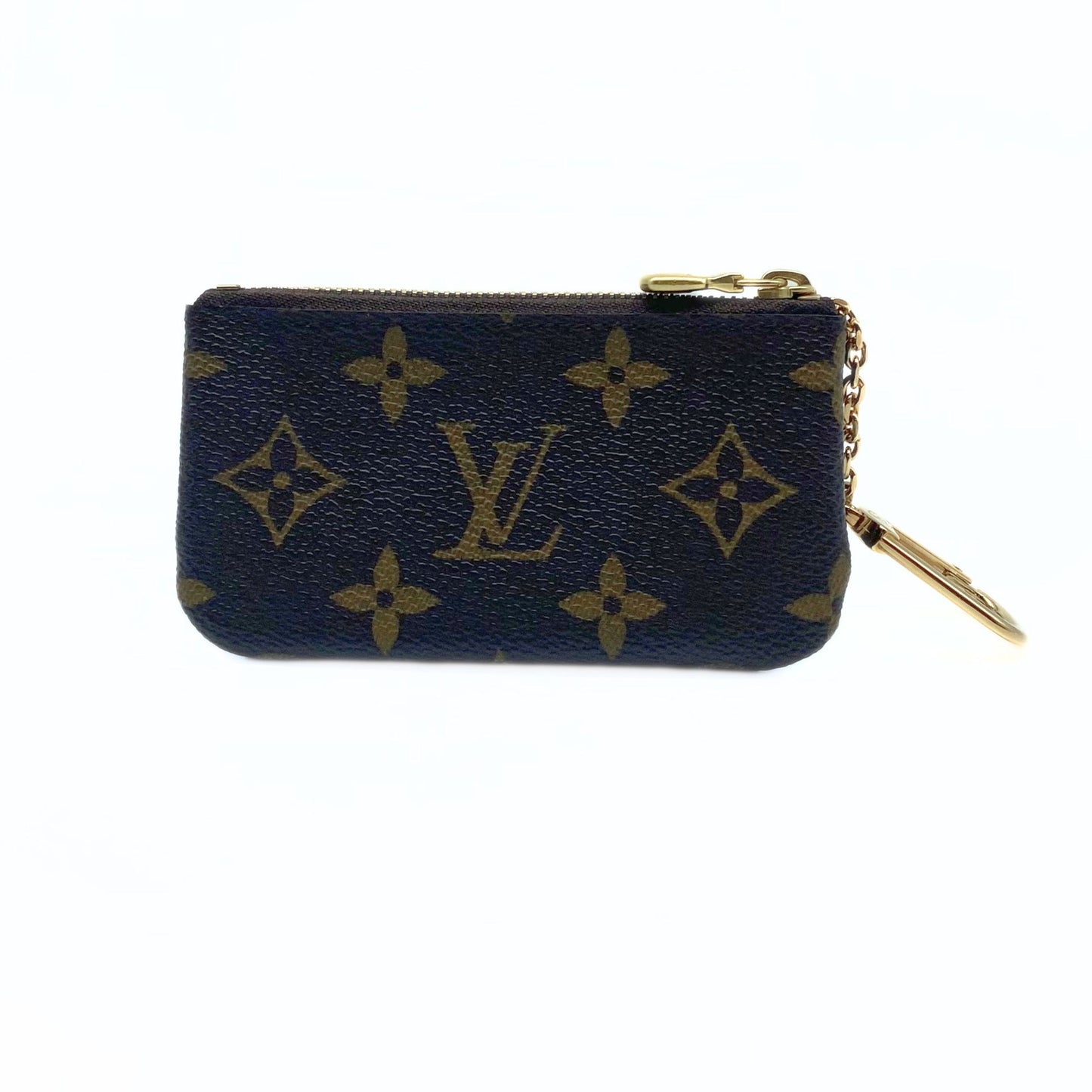 Louis Vuitton Monogram Pochette Clés Gold Hardware
