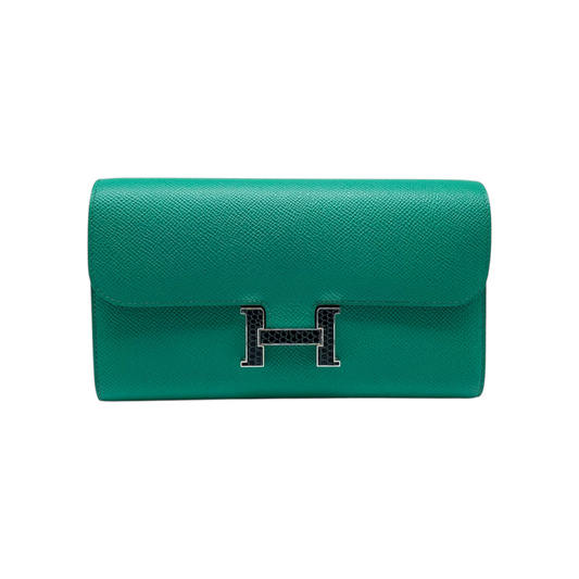 Hermes Constance To Go Vert Jade Epsom Vert Cypress Lizard Palladium Hardware