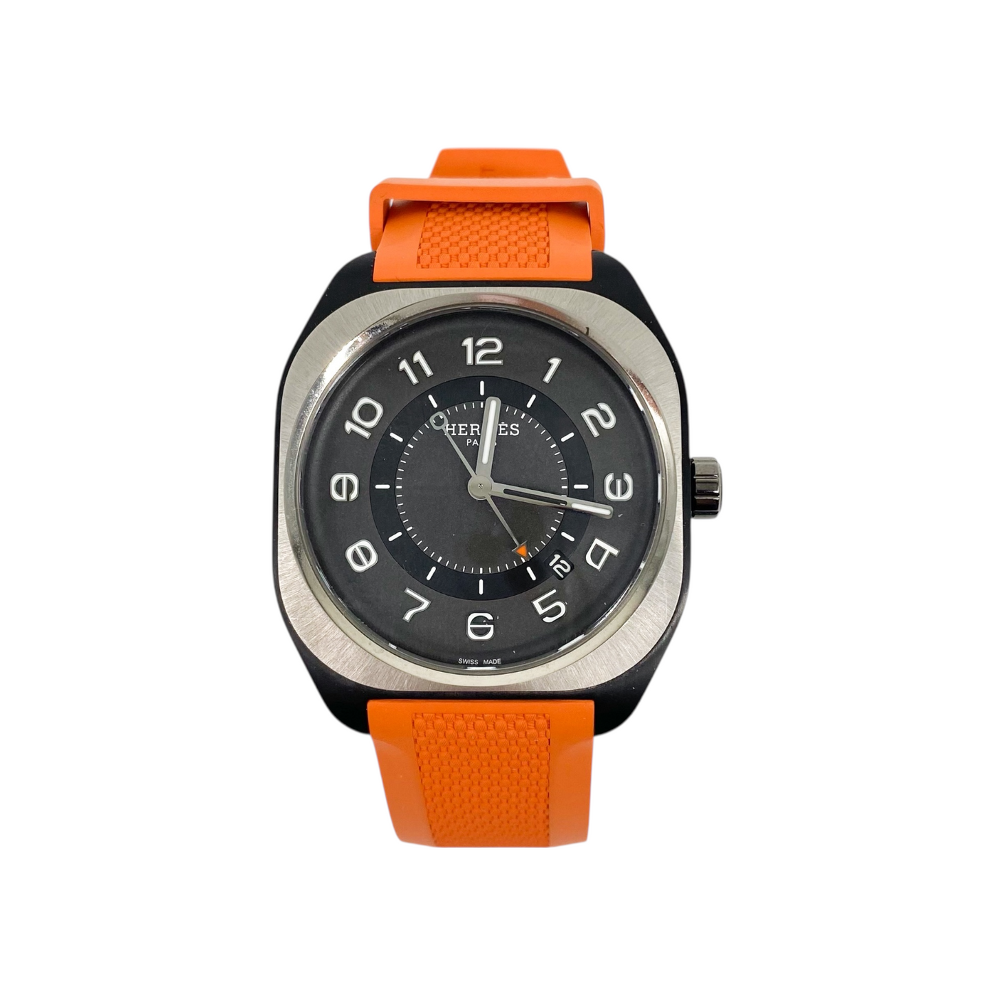 Hermes Titanium H08 42MM Orange