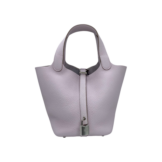 Hermes Picotin 18 Mauve Pale Palladium Hardware