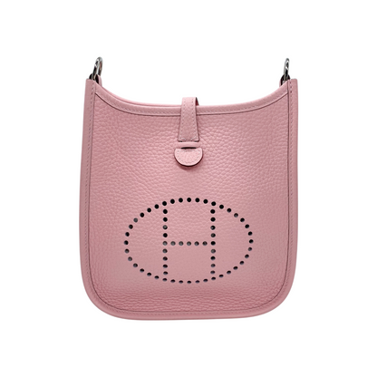 Hermes Evelyne TPM Rose Sakura Clemence Palladium Hardware