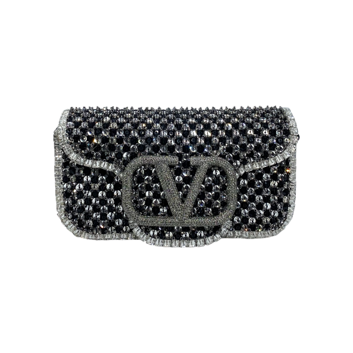 Valentino Loco Small Polka Dot Embellished Bag