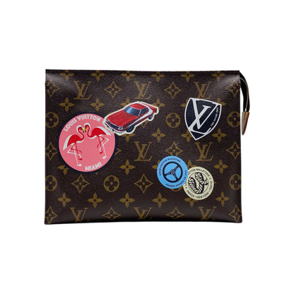 Louis Vuitton World Tour Stickers Toiletry 26 Pouch