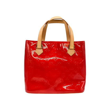 Louis Vuitton Red Vernis Houston Bag