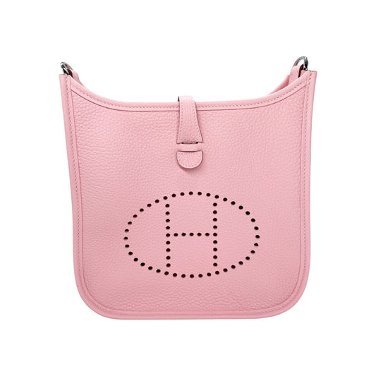 Hermes Evelyne 23 Rose Sakura Clemence Palladium Hardware