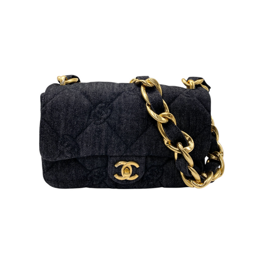 Chanel Black Denim Funky Town