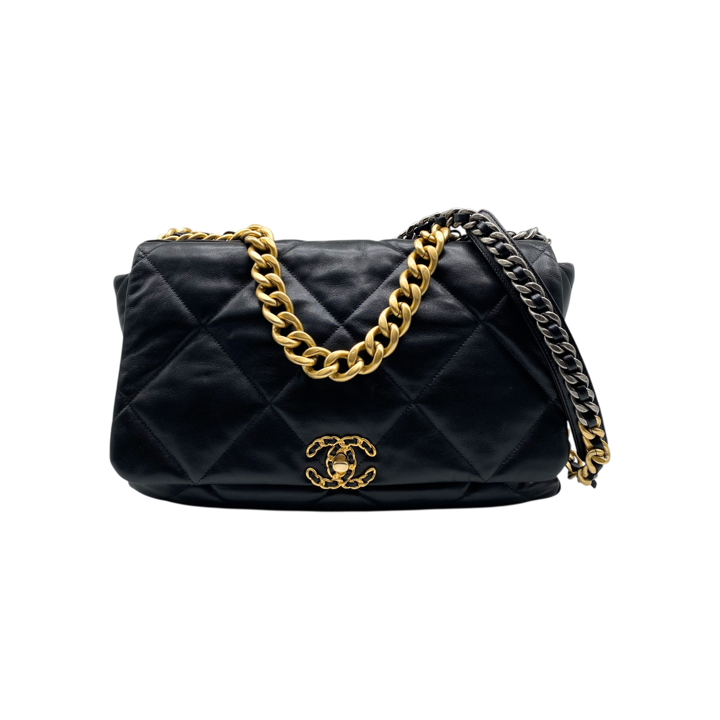 Chanel 19 Maxi Black