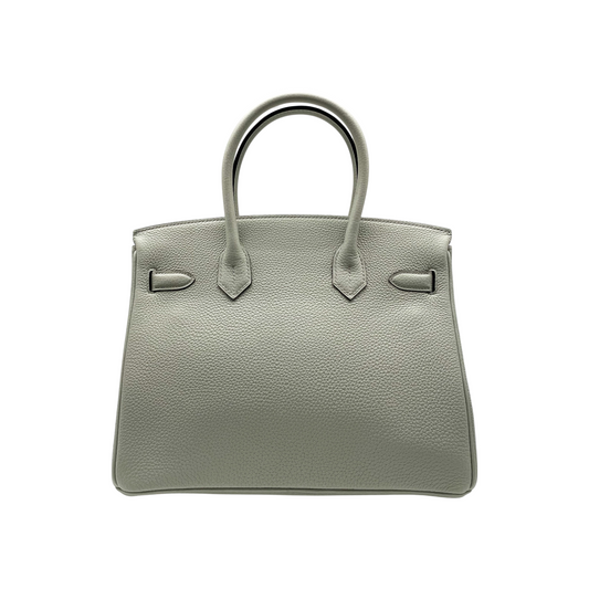 Hermes Birkin 30 Gris Neve Togo Palladium Hardware