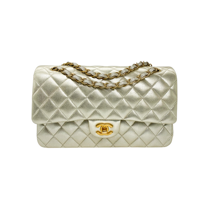 Chanel Champagne Medium Classic Flap Bag