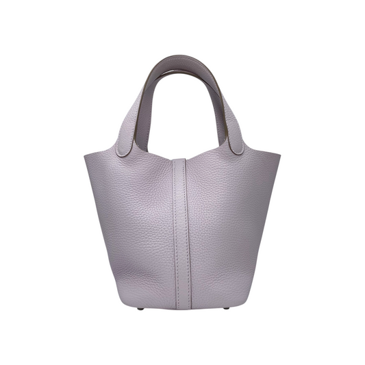Hermes Picotin 18 Mauve Pale Palladium Hardware