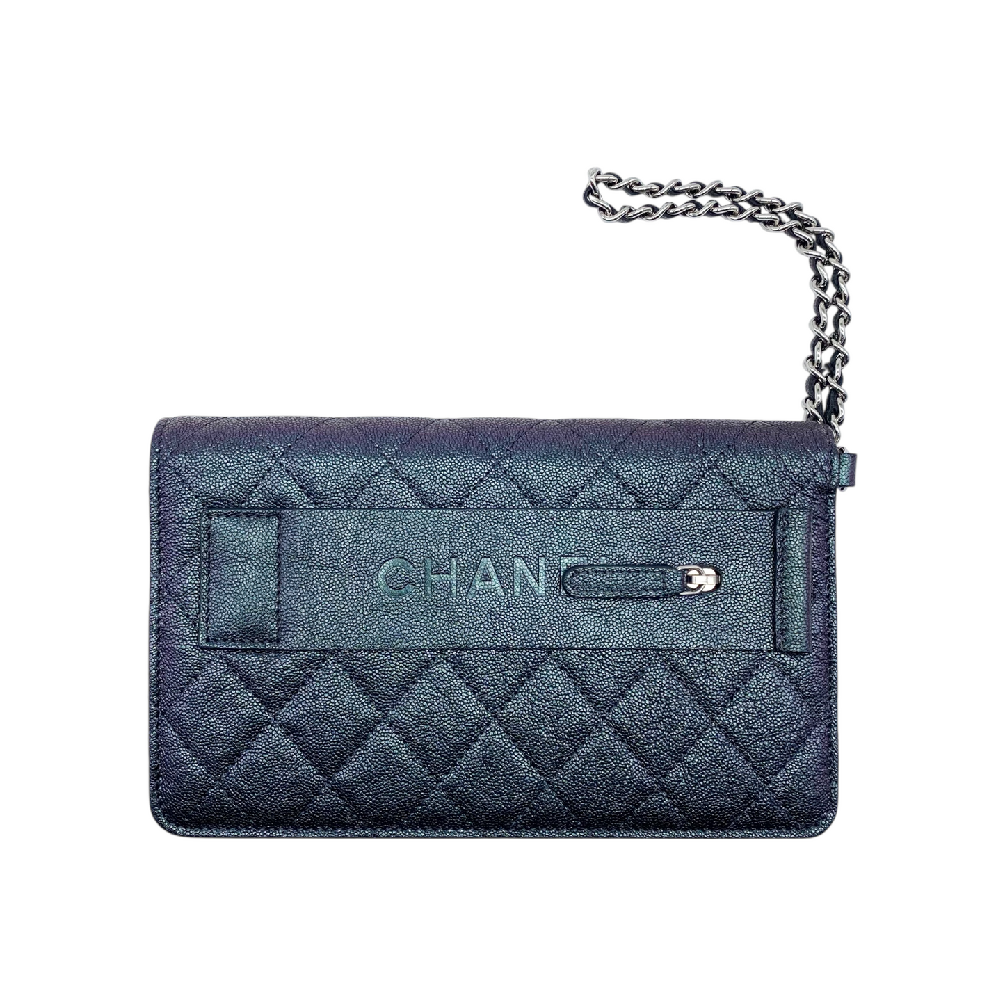 Chanel Iridescent Quilted Wristlet