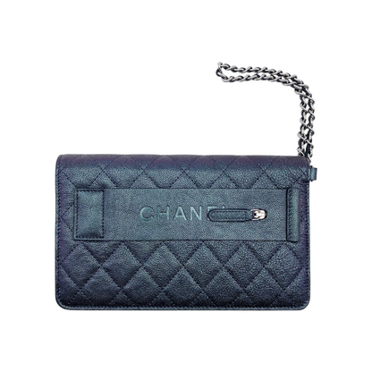Chanel Iridescent Quilted Wristlet