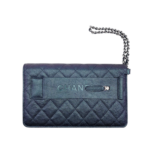 Chanel Iridescent Quilted Wristlet