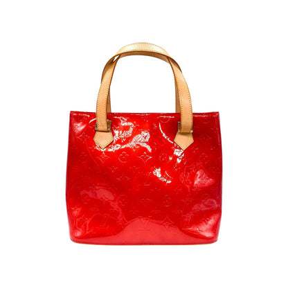 Louis Vuitton Red Vernis Houston Bag